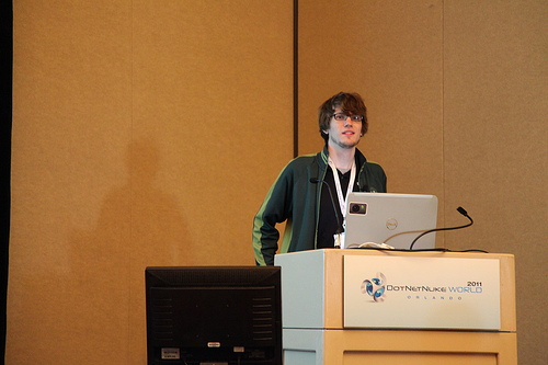 Brian Dukes presenting on DNN 6 UI/UX Patterns