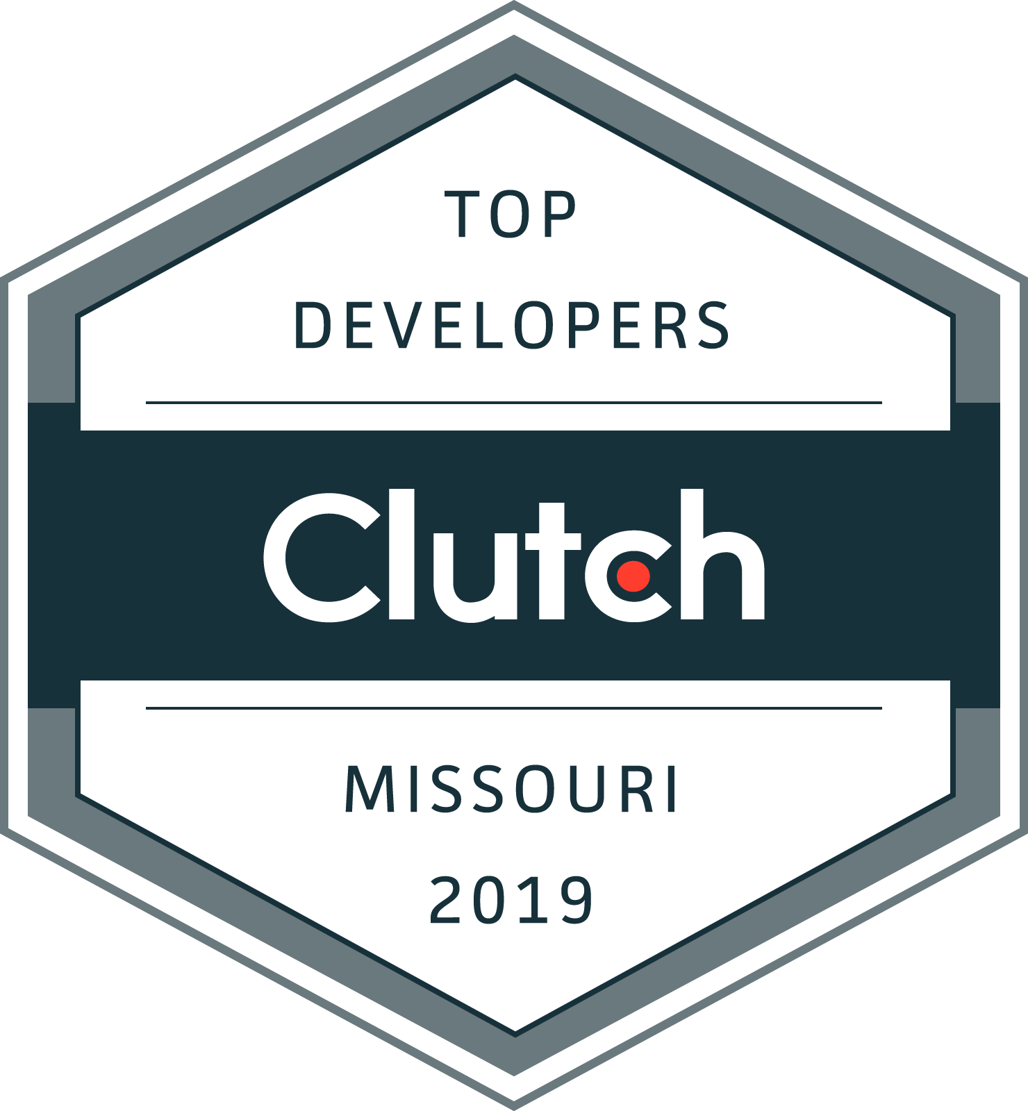 Clutch.co Top Developers Badge 2019