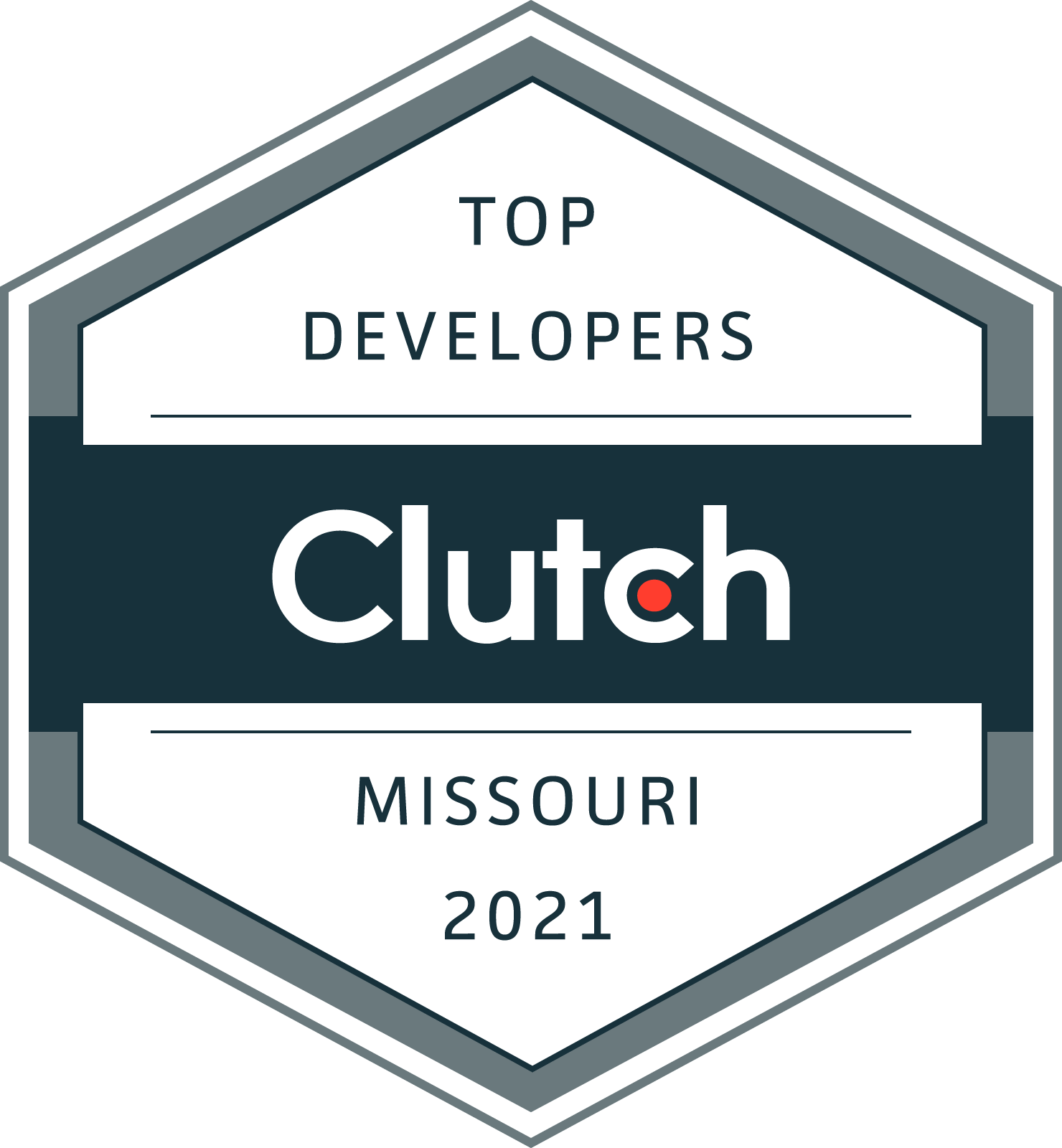 badge EngageSoftware recognized as Clutch co top developer