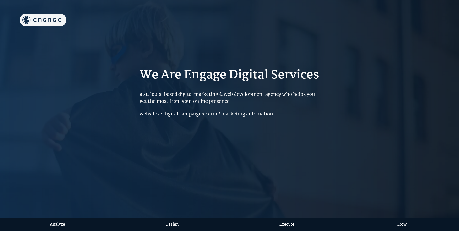 Engage Digital Services website screenshot