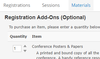 Association Management Add on Purchases